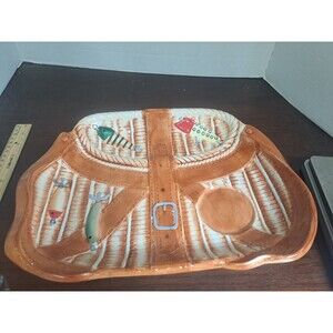 Youngs Heartfelt Kitchen Creations Fishing Creel Serving Platter